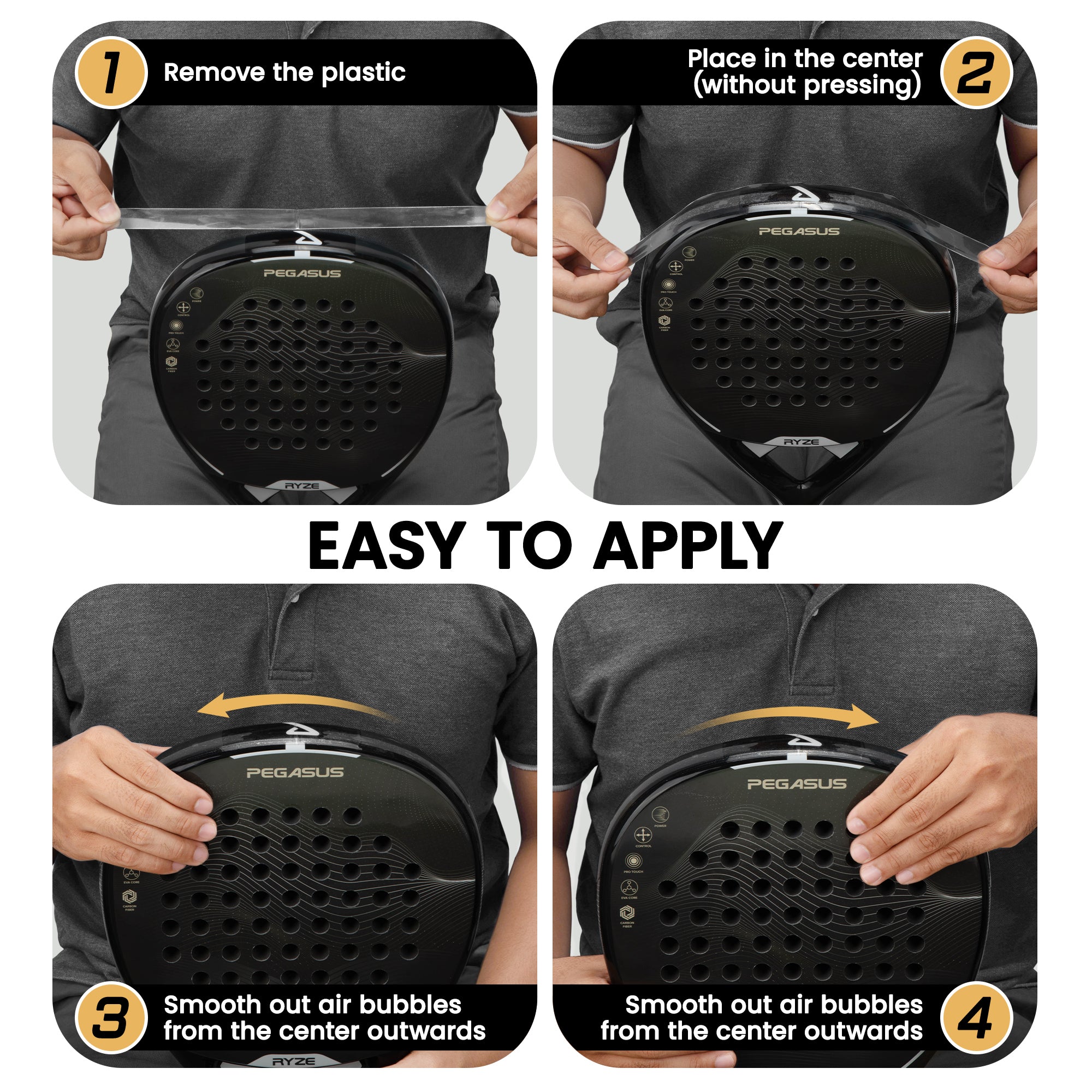 Glat Rammebeskytter (2-pak)